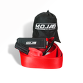 MOJAB OFFROAD 4-inch x 30-foot tow strap with winch strap design, durable nylon construction, and lifetime warranty.