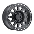 Vinyasa Automotive Method Race Wheels MR315 matte black wheels with multi-spoke design, shown on a vehicle.