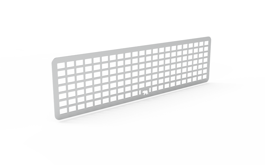 Alu-Cab side door Molle panel mounted on a vehicle door, designed for New Holland Overland off-road and utility applications.