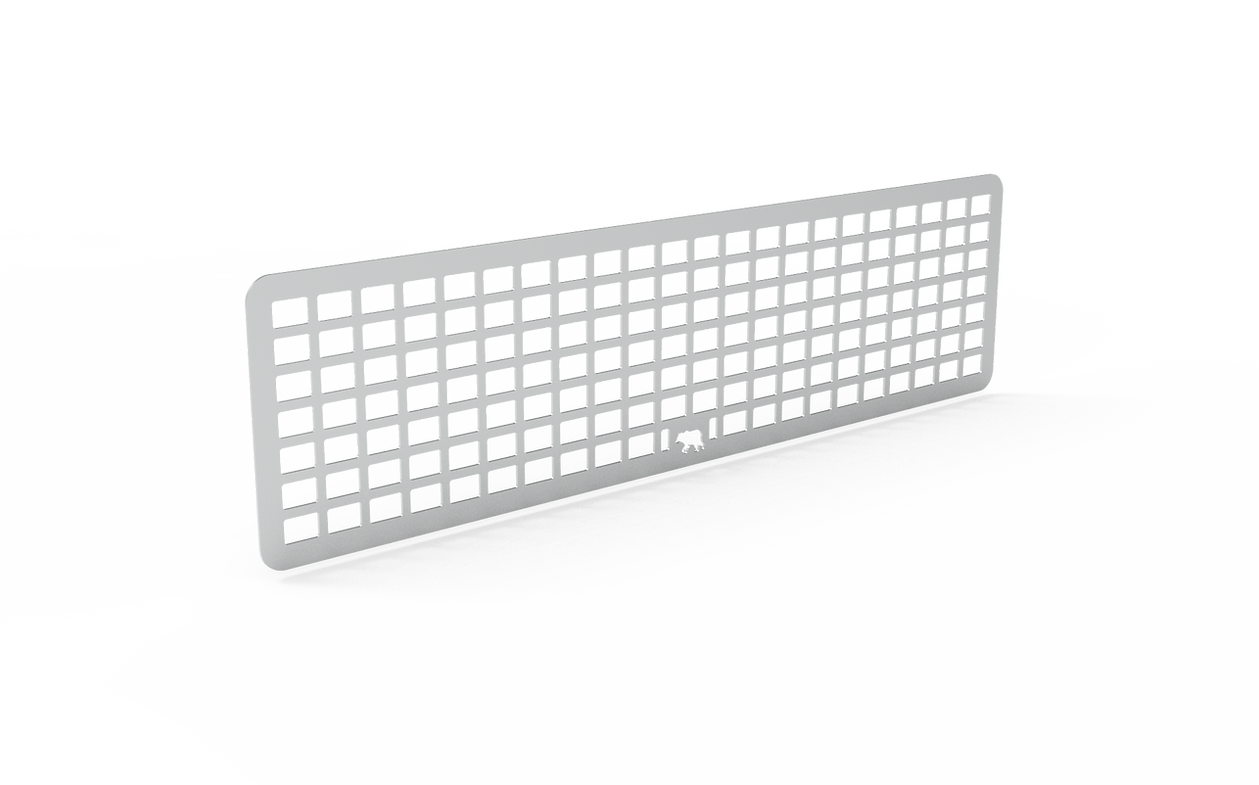 Alu-Cab side door Molle panel mounted on a vehicle door, designed for New Holland Overland off-road and utility applications.