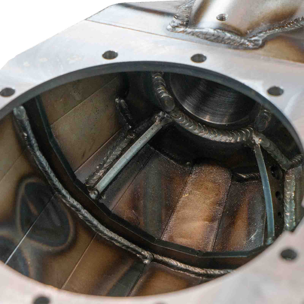 Toyota 8-inch axle housing by Riley Mountain Motorsports, showing the metal axle component with mounting points.