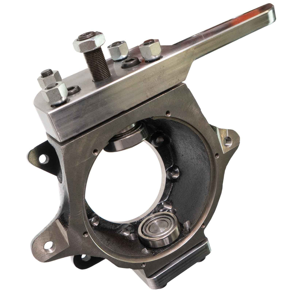 Riley Mountain Motorsports FJ80 Hellfire Knuckles for axles and axle parts, shown in a close-up image highlighting the component details.