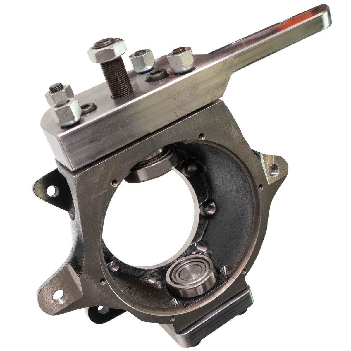 Riley Mountain Motorsports FJ80 Hellfire Knuckles for axles and axle parts, shown in a close-up image highlighting the component details.