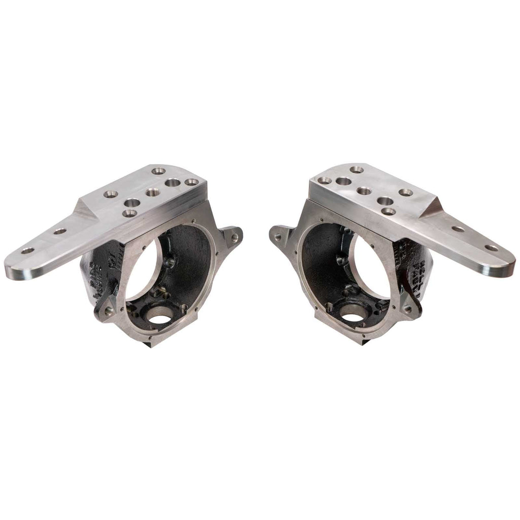 Riley Mountain Motorsports FJ80 Hellfire Knuckles for axles, featuring durable axle parts with a rugged black finish and detailed design.