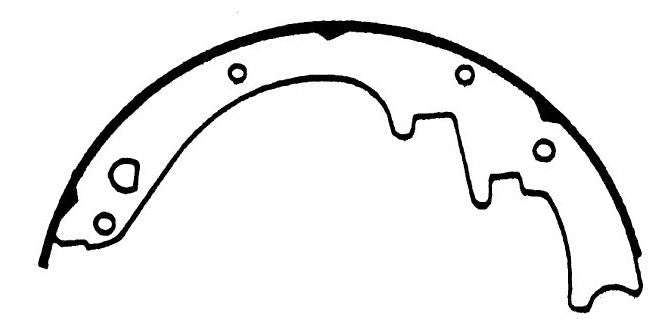 Porterfield Brake Shoes for 1970 MERCURY COUGAR V8 w/Front Drums exc. 302