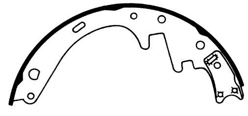 Porterfield Brake Shoes for 1989 FORD BRONCO