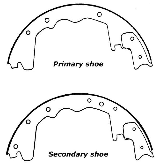 Porterfield Brake Shoes for 1991 FORD F250 3/4 TON 4WD Rear Drum 7 Lug