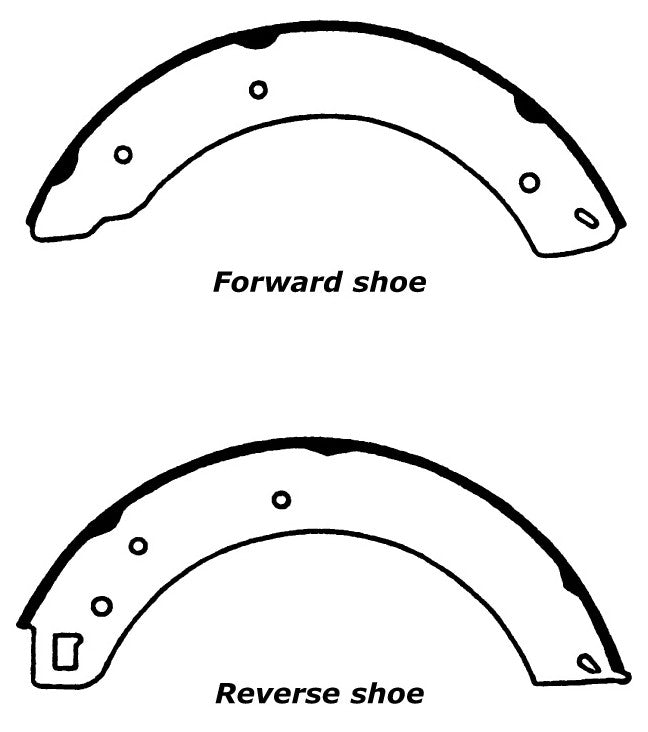 Porterfield Brake Shoes for 1975 LOTUS ELITE