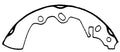 Porterfield Brake Shoes for 1976 MAZDA RX 4