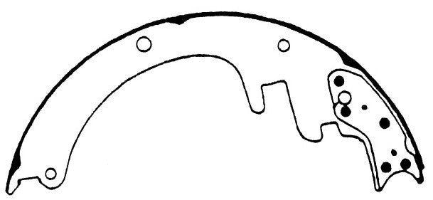 Porterfield Brake Shoes for 1990 GMC K2500 4WD 13" Rear Shoe