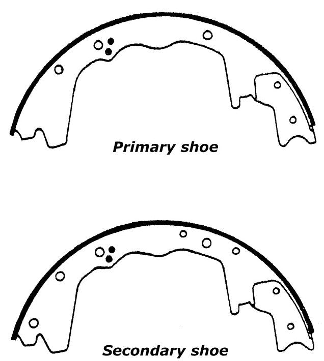 Porterfield Brake Shoes for 1990 FORD F350 1 Ton 2WD DRW  3 1/2 Rear Shoe