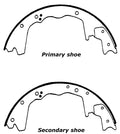 Porterfield Brake Shoes for 1992 FORD F350 1 Ton 2WD DRW  3 1/2 Rear Shoe