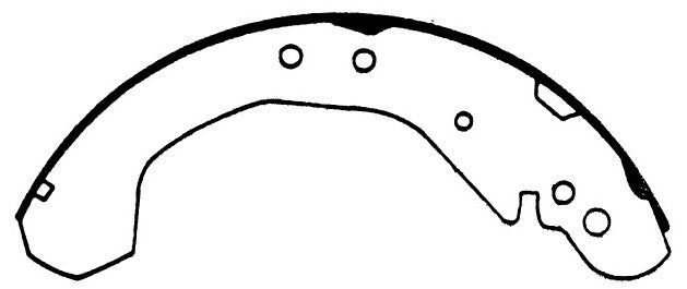 Porterfield Brake Shoes for 1989 CHEVROLET C1500 2WD Ext Cab inc. SS 454