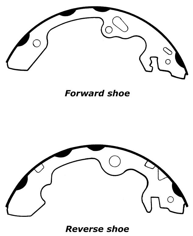 Porterfield Brake Shoes for 2003 FORD FOCUS R/Drum