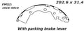Porterfield Brake Shoes for 2007 KIA RIO R/drums