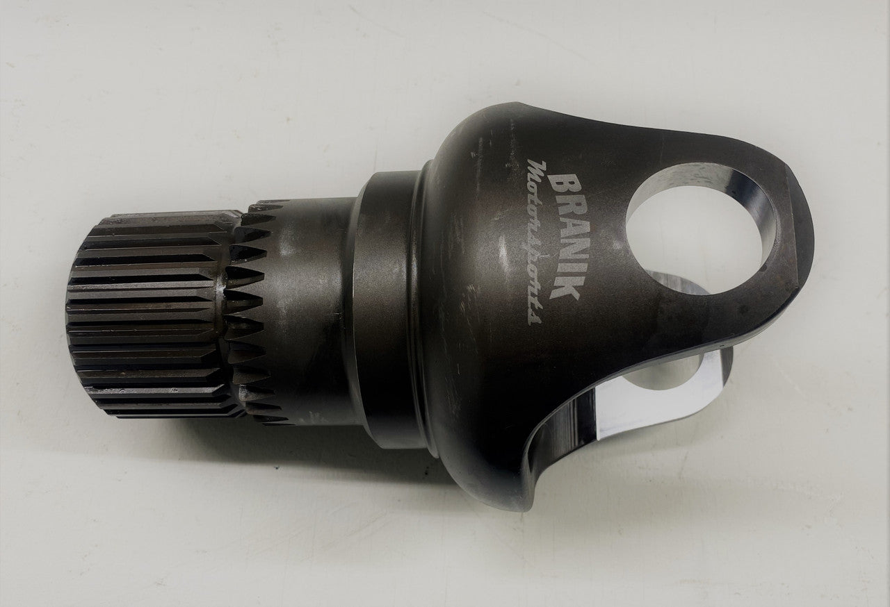 Skinny Pedal Racing Branik Motorsports Legacy Pro 32 Spline Billet Outer Axle Shaft for 2005+ Ford Super Duty trucks.