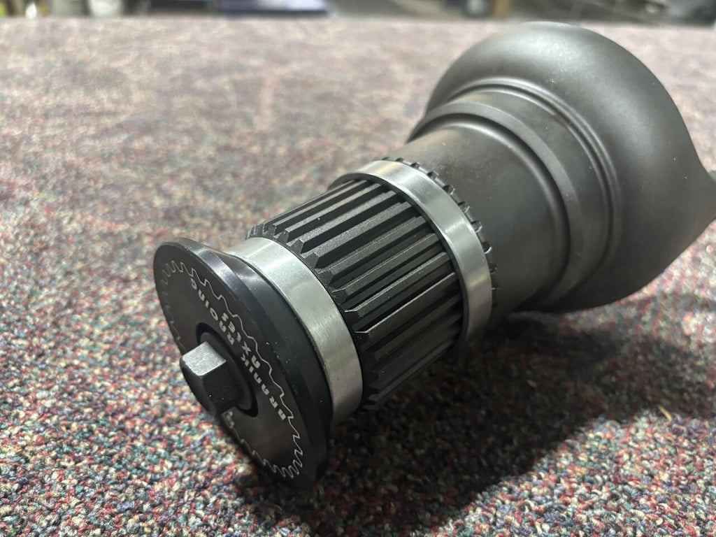 Skinny Pedal Racing Branik Motorsports Legacy Pro 32 Spline Billet Outer Axle Shaft for 2005-up Ford Super Duty trucks.