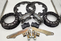 Four-piston brake kit from Skinny Pedal Racing for Ford Super Duty Dana 60, includes Branik Legacy and Wilwood components.