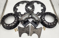 Skinny Pedal Racing Branik Legacy Wilwood Big Brake Kit with 4 or 6 pistons, showing high-performance brake calipers and rotors.