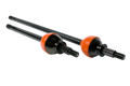Skinny Pedal Racing RCV CV Axle Set for Jeep Wrangler JK with Currie HD60 housing, showing the durable axle components.