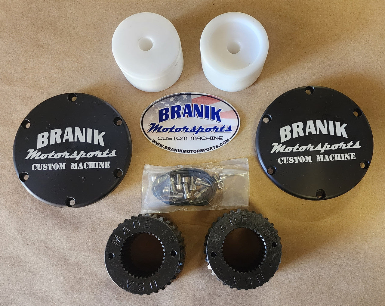 Skinny Pedal Racing Ford Dana 60 front drive flange kit with 35 spline for 2005 and up models, automotive drive flange component.
