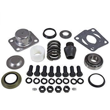 Complete Dana 60 kingpin knuckle rebuild kit by Skinny Pedal Racing, includes all components for one knuckle repair.