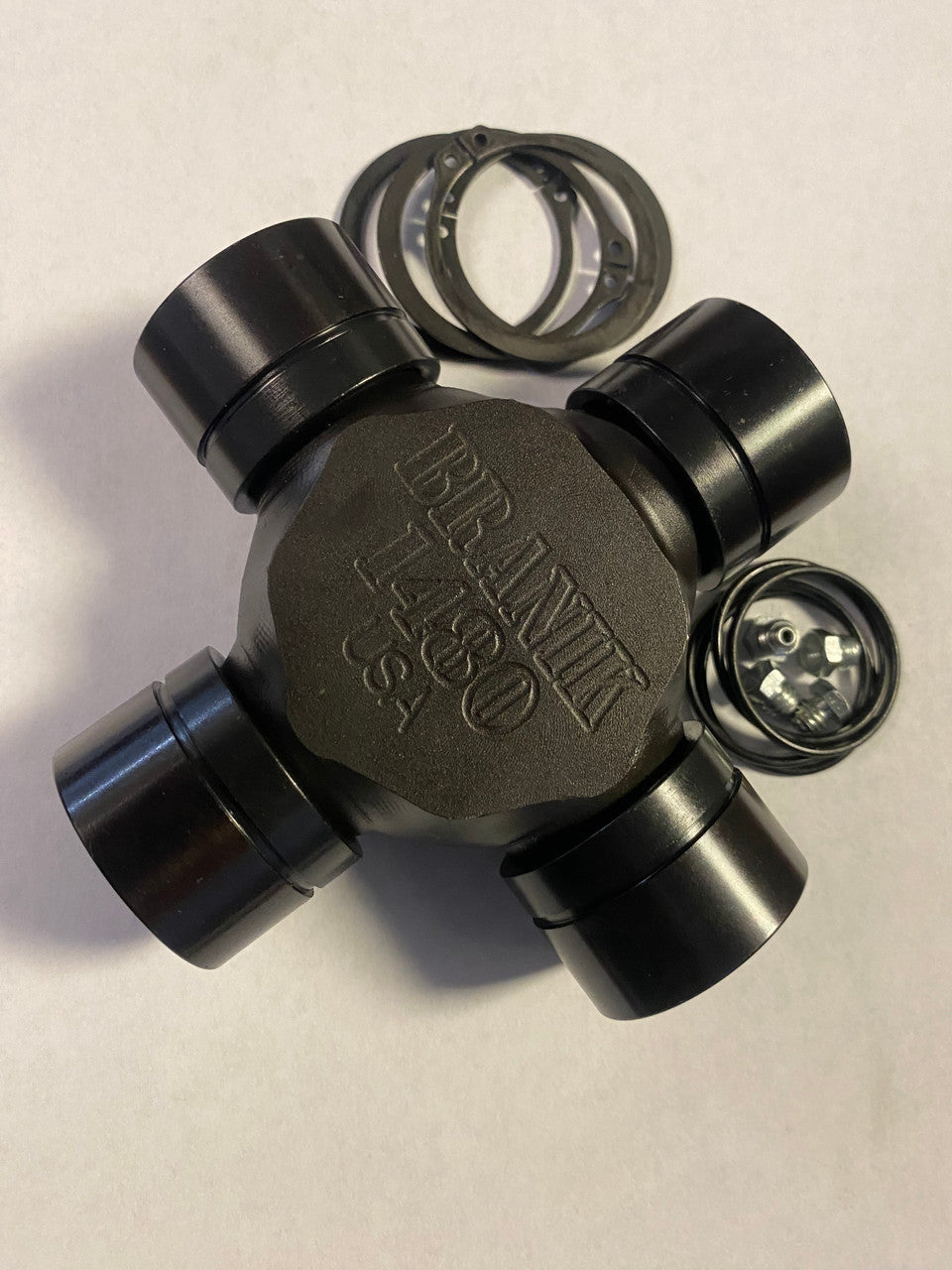 Skinny Pedal Racing Legacy Comp Series 4340 1480 U-Joint for Dana 60, single U-joint with durable metal construction.