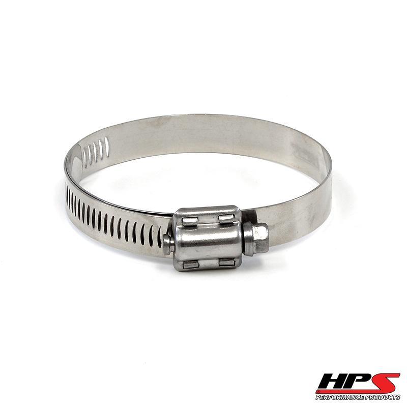 HPS Performance Products HPS Stainless Steel Worm Gear Liner Hose Clamp SAE 40 2pc Pack 2-1/16" - 3" (52mm-76mm)