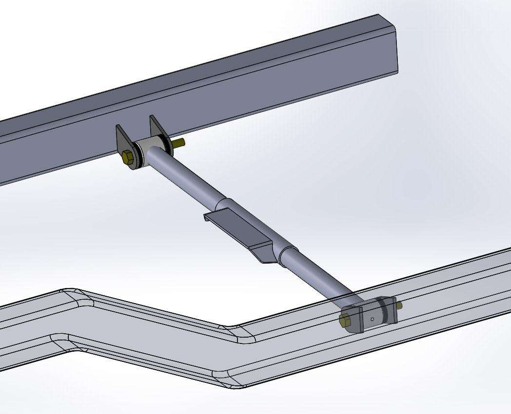 TMR Universal Transmission/Transfer Case Crossmember Mount