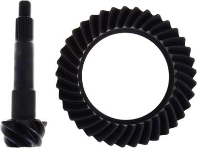 Vinyasa Automotive ring and pinion gear set for Toyota vehicles, showing metallic gears with detailed teeth and gear housing.