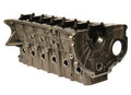 Vinyasa Automotive 2JZ iron engine block for engines and components, showing the sturdy metal engine part with detailed machining.