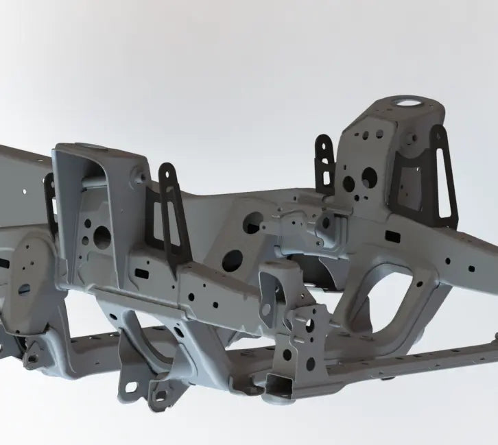Zona Motorsports double shear upper arm kit for 2005-2015 Toyota Tacoma and 4Runner, heavy-duty suspension upgrade with durable components.