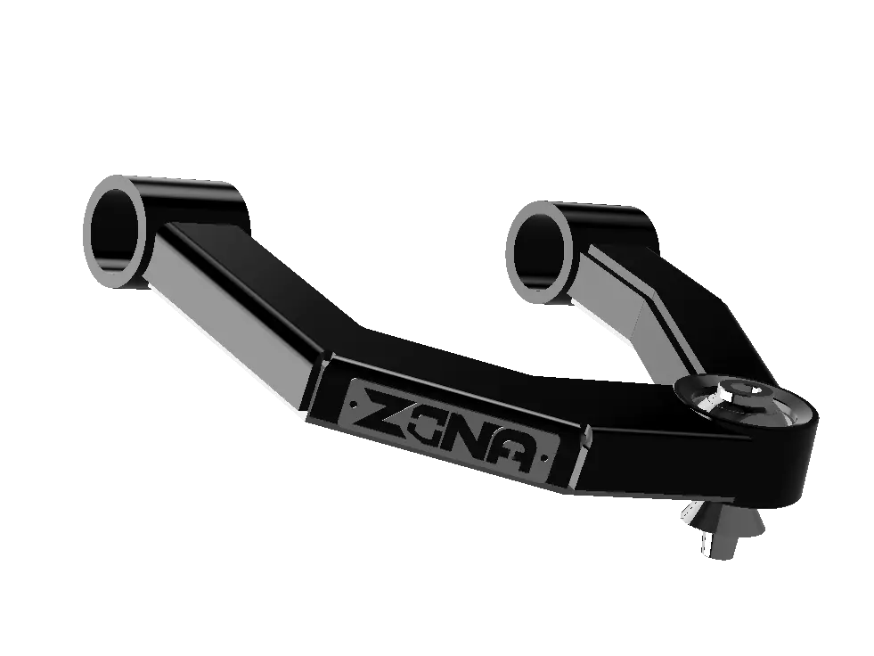 Toyota Tacoma upper control arms by Zona Motorsports, fabricated uniball design, compatible with 2005-2023 models, durable suspension upgrade