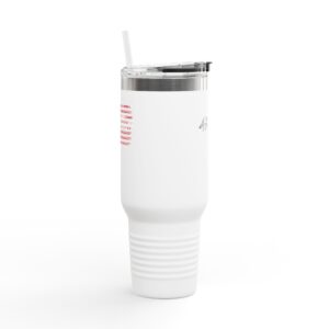 insulated travel mug 40oz coffee tumbler for on the go, perfect for adventurers, coffee lovers, holidays, gym, and camping